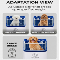 Bañera Compacta Ergonómica de Acrílico Blanco para Preoperatorio, para Gatos y Animales Pequeños, para Peluquería Veterinaria