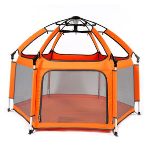 Pet pieghevole per animali domestici box per cani con baldacchino recinzione per animali domestici per viaggi all'aperto chiusura a cerniera solida - Product Image 5