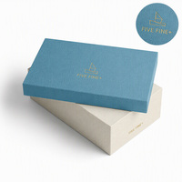 Boîte d'emballage pour chaussures en carton rigide gaufré fait main - Boîte cadeau pour chaussures avec options personnalisées