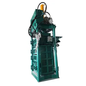Máquina de baler reciclável de plástico de resíduos vertical hidráulicos