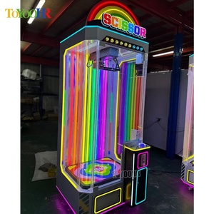 Máquinas recreativas de cortar llaves con monedas, tipo <span class=keywords><strong>arcade</strong></span>, para ganar premios, con tijeras y muñecos de peluche - Product Image 6