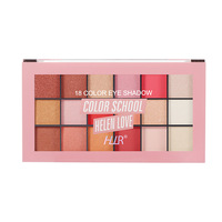 Vente en gros 18 couleurs boîtier en plastique palette d'ombres à paupières poudre néon pressé fard à paupières multichrome