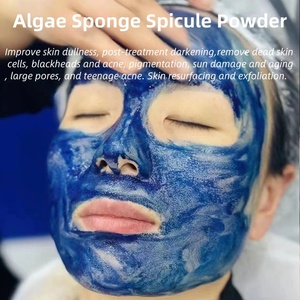 Poudre d'épluchage d'algues naturelles en gros bon marché Bio <span class=keywords><strong>Microneeding</strong></span> Blue Herbal Peel Tool pour la beauté Produit de soins personnels 100 paires - Product Image 6