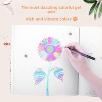 Lot de stylos gel scintillants 12 ou 48 couleurs en stock, marqueurs fluorescent 1,0 mm pour journal créatif, promotionnels en plastique