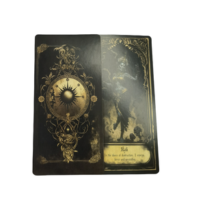 Cartes <span class=keywords><strong>Oracle</strong></span> Impression Personnalisée avec Boîte Cartes de Tarot 300-350 GSM Utilisation Familiale Écologique Recyclable avec Livre Guide - Product Image 2