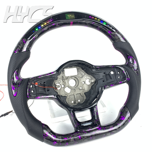 Volante Personalizado de Fibra de Carbono Forjado con Pantalla LED para Volkswagen <span class=keywords><strong>Golf</strong></span> MK7 MK8 <span class=keywords><strong>Golf</strong></span> 8 <span class=keywords><strong>Golf</strong></span> 7 GTI Scirocco Polo GTS <span class=keywords><strong>R</strong></span> <span class=keywords><strong>Line</strong></span> - Product Image 2
