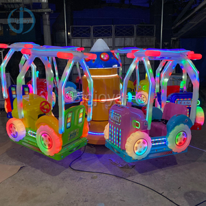Mini equipo de juego 6 asientos Happy Plane Niños Swing Ride Token Swing Carrusel Flying Chair Ride - Product Image 5