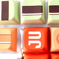 Custom LED Light Mechanical Keyboard Keycap Keychain Stress Relief Fidget Toy Aesthetic Gift Personalized Bulk Wholesale Logo