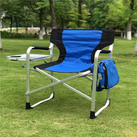 Chaise de réalisateur extérieure pliable pour le camping et la pêche Conception de table confortable pour les activités de plein air