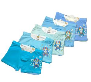 Sous-vêtements pour enfants personnalisés de haute qualité, boxers et caleçons en coton de bambou respirant pour garçons, motif <span class=keywords><strong>robot</strong></span> de dessin animé - Product Image 1
