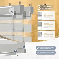 Persianas Enrollables Opacas, Controladas por Batería, Inteligentes, Automáticas, Eléctricas, Motorizadas, de Aleación de Aluminio, Tipo Zebra, con Protección UV
