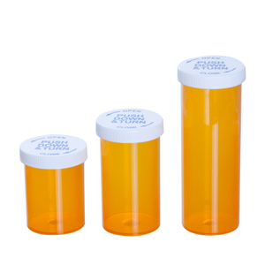 Eco-friendly 160 ml pp plastic rx pharmacy pill tablet robotic vial bottle