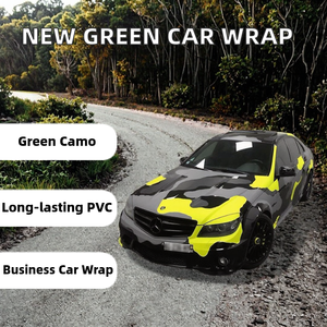 1.52x17m Stiker Bungkus Mobil Camo Bebas Gelembung, Vinyl Fleksibel untuk Bodi Mobil - Product Image 2