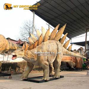 MYDINO CAD0084 Dinosaure artificiel grandeur nature Stegosaurus pour simulation de parc forestier à vendre - Product Image 1