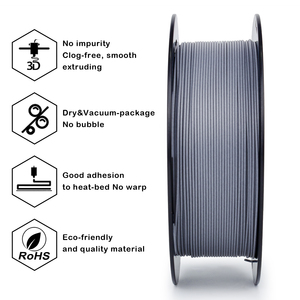 <span class=keywords><strong>Filament</strong></span> d'imprimante ZIRO 3d de haute qualité approvisionnement d'usine <span class=keywords><strong>Filament</strong></span> en fibre de carbone <span class=keywords><strong>Pla</strong></span> en polycarbonate <span class=keywords><strong>gris</strong></span> 1.75mm - Product Image 4