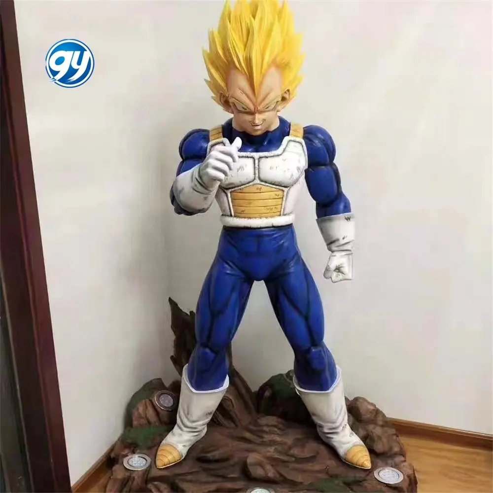 Figuras de accion coleccion卸売粘土3D印刷モデル7つの樹脂悟空像ベジータアニメフィギュアドラゴンボールzおもちゃ