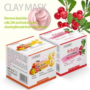 Mascarilla de arcilla Facial blanqueadora, hidratante, antiacné, antiarrugas, Limpieza de manchas, crema Facial vegana orgánica, venta al por mayor - Product Image 6
