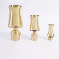 Alahot Buse de fontaine en laiton complet Jet Colonne Bubbler Cèdre Aérateur pour étang Fish Tank Water Feature Landscape Fountain OEM ODM