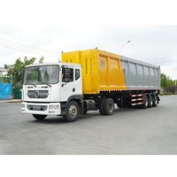 Semi-remorque compacteuse de déchets polyvalente de haute qualité à 3 essieux pour les acheteurs mondiaux, prix usine