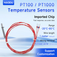 Sensor Suhu industri kustom termistor NTC 3 kawat 4 kawat termokopel RTD PT100/PT1000 W210 Sensor suhu