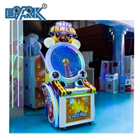 Machine de rachat de billets Crazy Ball en plastique et métal d'arcade à pièces pour parc d'attractions