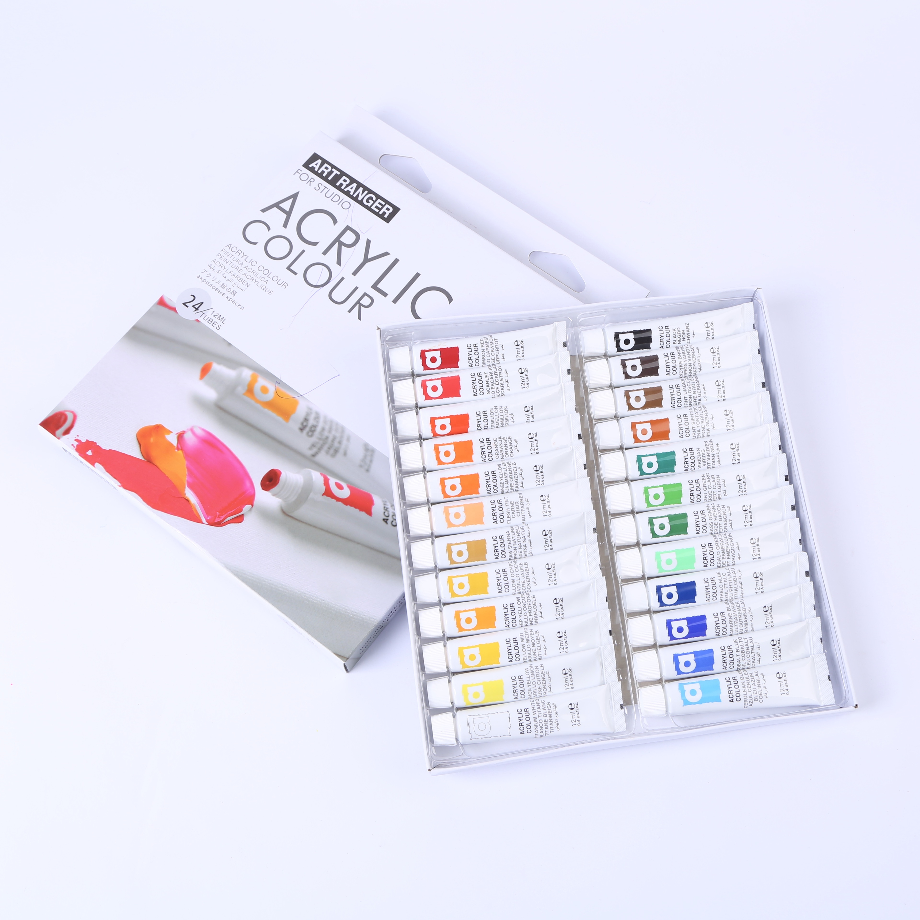 Набор для рисования акриловыми красками, 24 цвета