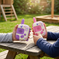Talkie-walkie de police de dessin animé pour enfants, interphone sans fil portable, jouet de communication parent-enfant pour l'extérieur