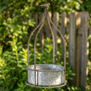 AK latón venta al por mayor personalizado bellamente hecho maceta colgante galvanizada para decoración de jardín decoración del hogar - Product Image 1
