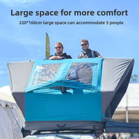 Tente de toit pour SUV Zethink ZT-ZP063, grande capacité, imperméable, en Oxford, gonflable, amphibie, quatre saisons, double couche, 27 kg