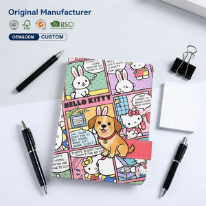 Livre de coloriage avec pochoirs autocollants, couverture rigide, reliure spirale durable, 80 feuilles, kit d'art créatif pour enfants - Product Image 1
