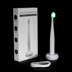 Cepillo de Dientes para Niños con Luz Verde que Ilumina las Áreas Ciegas Orales, Limpieza Profunda de los Dientes, Cepillo de Dientes Divertido para Niños - Product Image 4