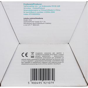 Linterna frontal Ultra 2x10W 2x3W 500Lm con batería 2x18650 para uso en exteriores - Product Image 4