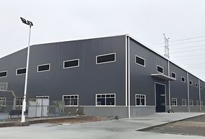 Cobertizo de hangar de metal industrial Construcción prefabricada Estructura de acero Taller de construcción Planta Almacén-Soldadura de acero al carbono - Product Image 4