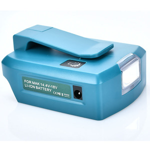 Adaptador USB <span class=keywords><strong>ADP05</strong></span> para Baterías de Litio de 14.4V y 18V con Material ABS para Baterías de Herramientas Eléctricas BL1815 BL1860 - Product Image 4