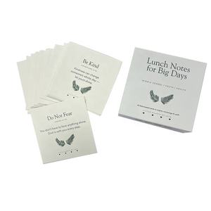Cartes d'affirmation personnalisées avec versets bibliques encourageants, imprimées en offset sur papier avec boîte magnétique rigide - Product Image 4