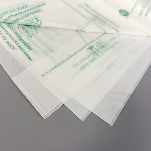 Bolsas de Camiseta de LDPE Reciclado con Logotipo Personalizado, Bolsas Ecológicas para Llevar Comida y Compras, Color Blanco, Impresión por Grabado, Venta al Por Mayor - Product Image 5