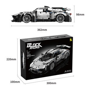 Block Racing T3014 Concept Supercar 1:14 Scale <b>Building</b> Block <b>Model</b> Educational Toy For Adults High Difficulty Assembly - Product Image 3