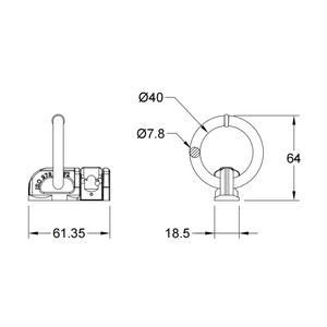 <span class=keywords><strong>สาย</strong></span>รัดแบบ Heavy Duty L-Track พร้อมห่วงรูปตัว O สำหรับควบคุมสินค้าในรถบรรทุก รับน้ำหนักได้ 5000 ปอนด์ - Product Image 6