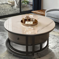 Prix de gros, table basse de luxe légère, durable, facile à nettoyer, design peu encombrant