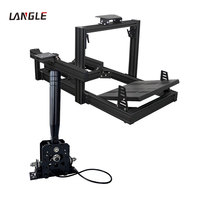 Tuas Persneling Sekuensial Aluminium USB untuk Sim Racing, Heavy Duty Rally, untuk Kokpit Simulator Balap PC