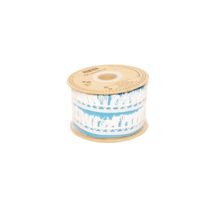 Strisce di pizzo Iln 2,5 cm x 17 m bianche per artigianato e decorazioni - Product Image 1