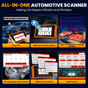 Lancez l'analyseur de diagnostic professionnel CRE Diagnostic Magic 2.0 Edition allemande, triple fonction complète, niveau professionnel - Product Image 5