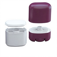Emballage de bouteille de bâton de déodorant vide solide rechargeable ovale 50g