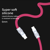 Directo de fábrica Chubby 240W Cable de carga rápida Durable 6A Cable USB C de silicona extra gruesa para iPhone 16/15 Series iPad