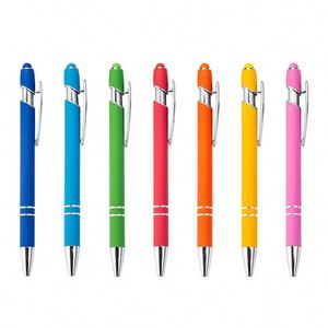High-Grade Custom Logo Metal Ballpoint <b>Pens</b> Universal for Stylus Advertising in Various Colors Selling Well - Product Image 5