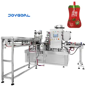 Full automatic filling capping machine liquid for spout pouch sachet filling packing