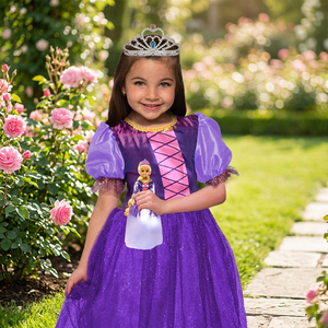 Muñeca Princesa Negra de Primera Calidad con Vestido y Corona a Juego, Modelo Unisex de PVC, Juguete de 29 cm en Caja, Regalo - Product Image 1