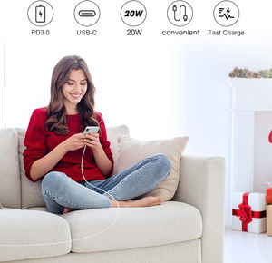 Chargeur bloc PD 18W/20W à prise interchangeable 20W en gros, charge ultra rapide pour iPhone <span class=keywords><strong>MacBook</strong></span> <span class=keywords><strong>Pro</strong></span> avec protection OTP - Product Image 5