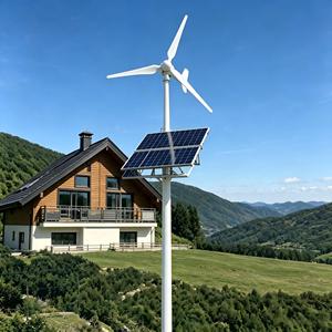 กังหันลมแนวนอน 3KW 48V จากโรงงานโดยตรง พร้อมตัวควบคุม ความเร็วตัดลมต่ำ สำหรับระบบออฟกริดในบ้าน - Product Image 3