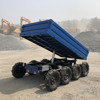 Chinesisches Autonomes Landwirtschaftsfahrzeug 1 Tonne Rad-Batteriebetriebener Farm-Minidumper Elektrische Selbstladende Mini-Schubkarre